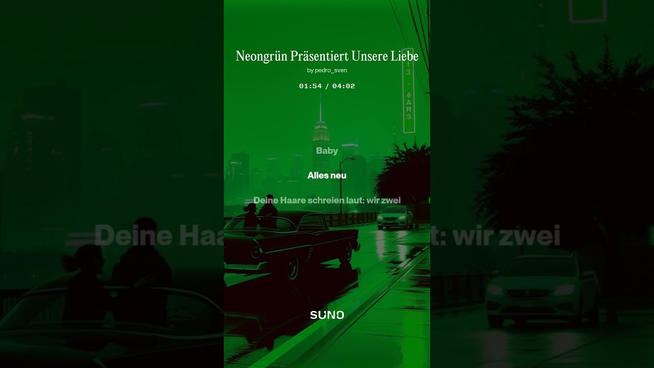 Neongrün Präsentiert Unsere Liebe