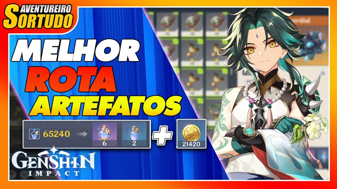MELHOR ROTA DE ARTEFATOS 2024/2025 - ARTEFATOS + MORA, SEM GASTAR RESINA! | GENSHIN IMPACT