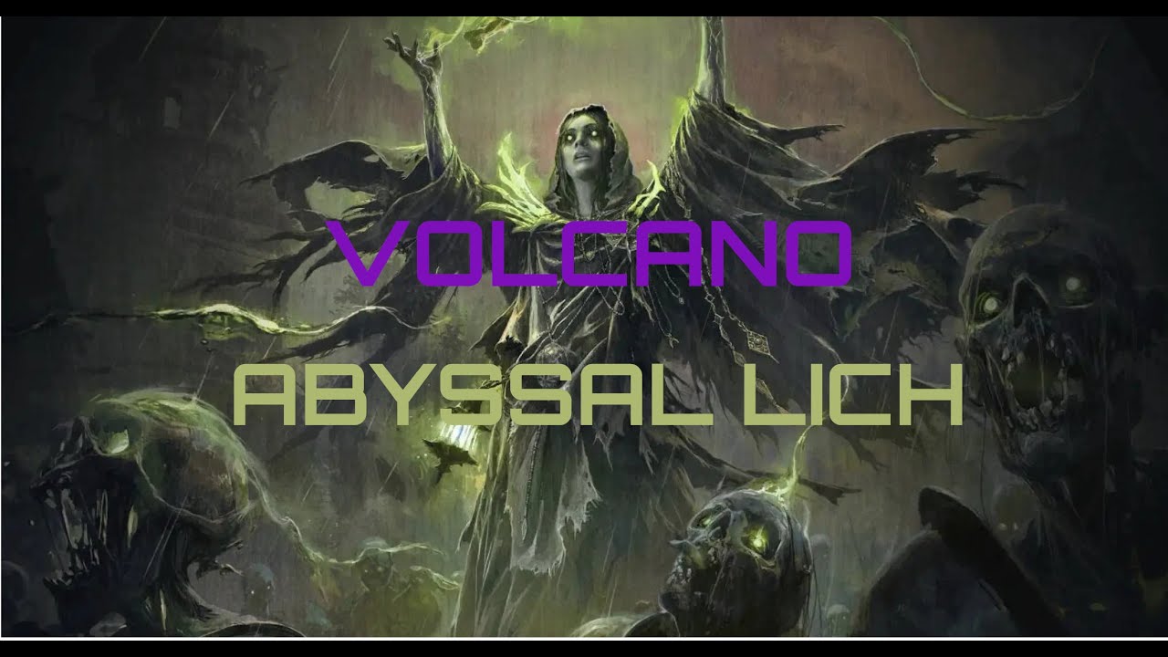 Вулканический Абиссальный Лич (Фиолетовые шары дождя!!)