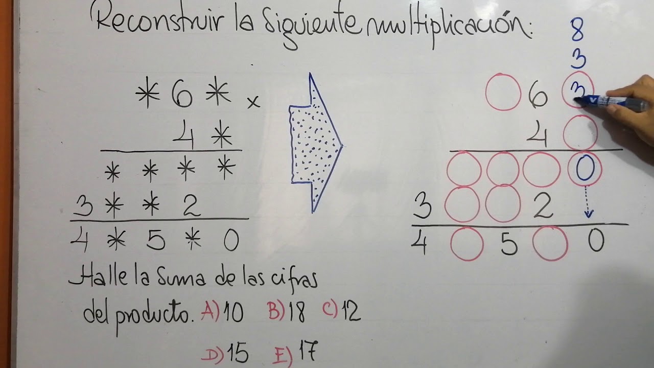 CRIPTOARITMETICA - Multiplicación