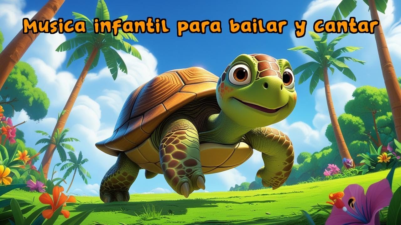 🐢🎵 Corre, corre tortuguita – canción para jugar y cantar