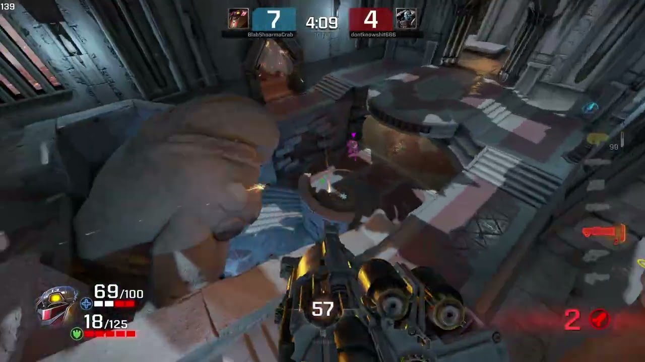 Quake Champions 1on1 VS DontKnowShit666 (and superelectric is back with a new fake nick  qpyton )
