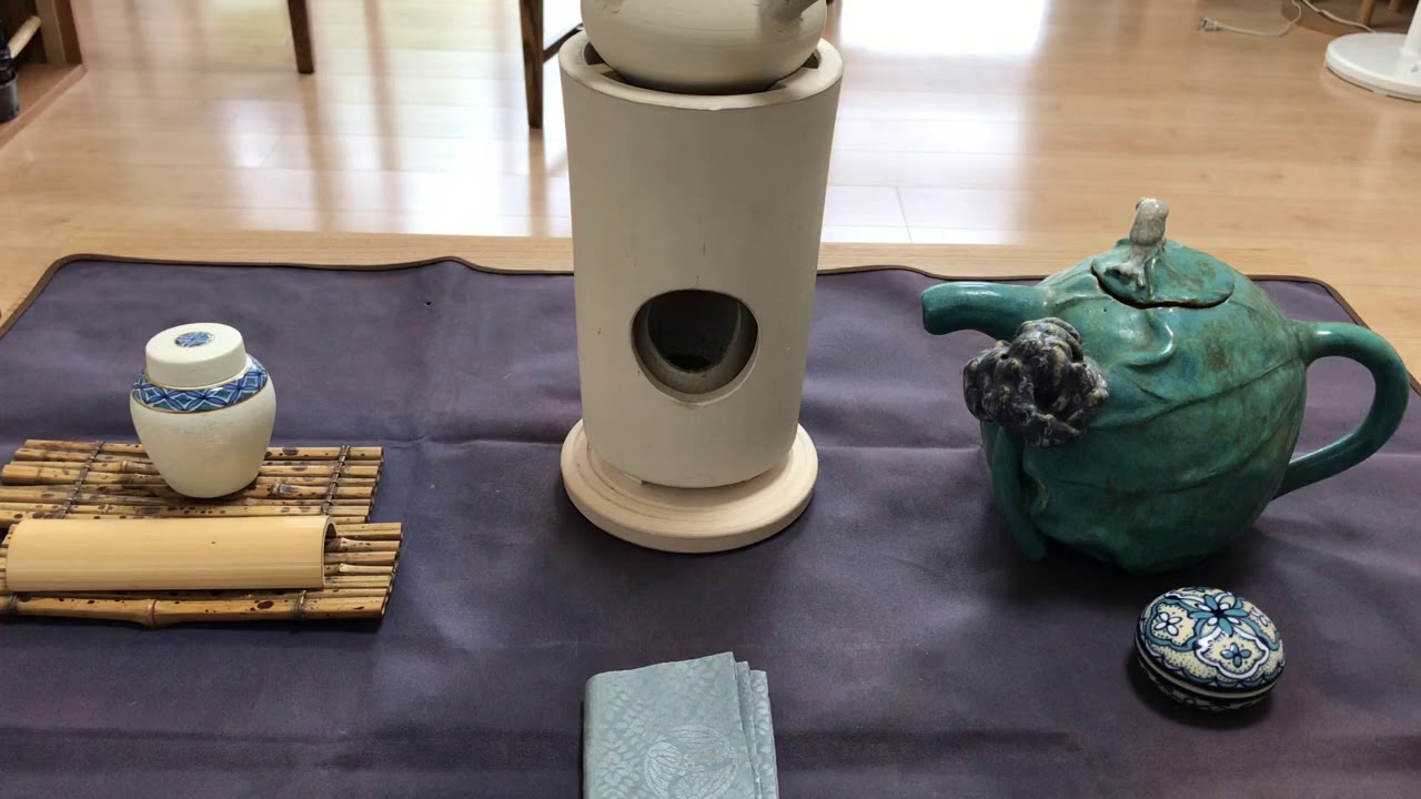 割稽古 袱紗の畳み方 煎茶道 黄檗売茶流
