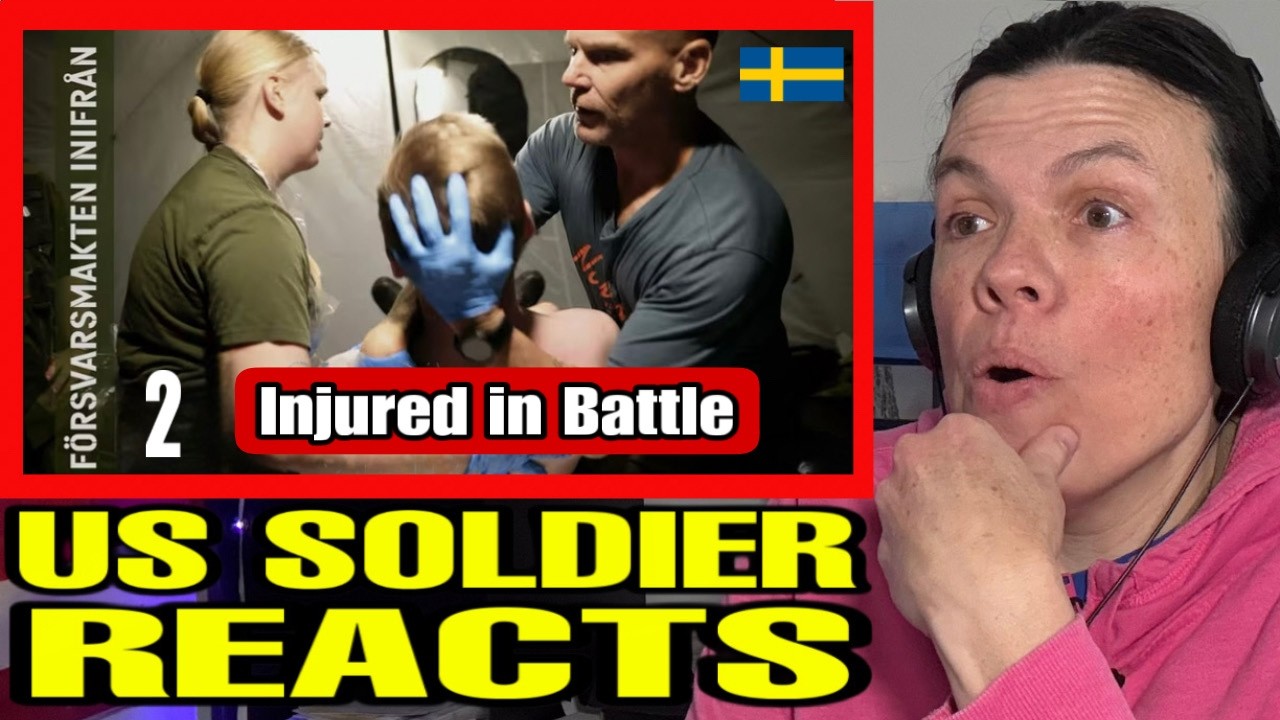 Swedish Military from the Inside : Injured in Battle (US Soldier Reacts) Epi 2/16