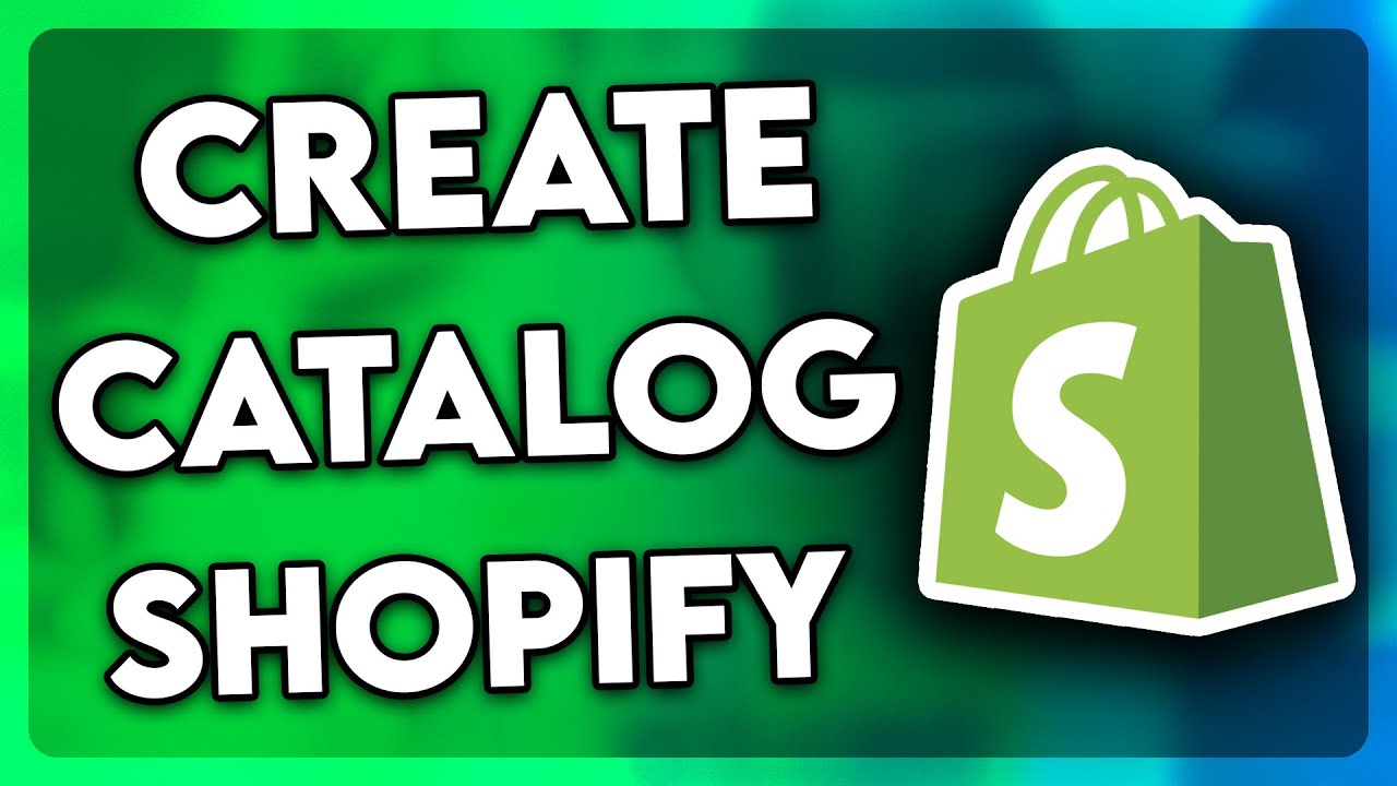 Как создать каталог в Shopify (шаг за шагом!)