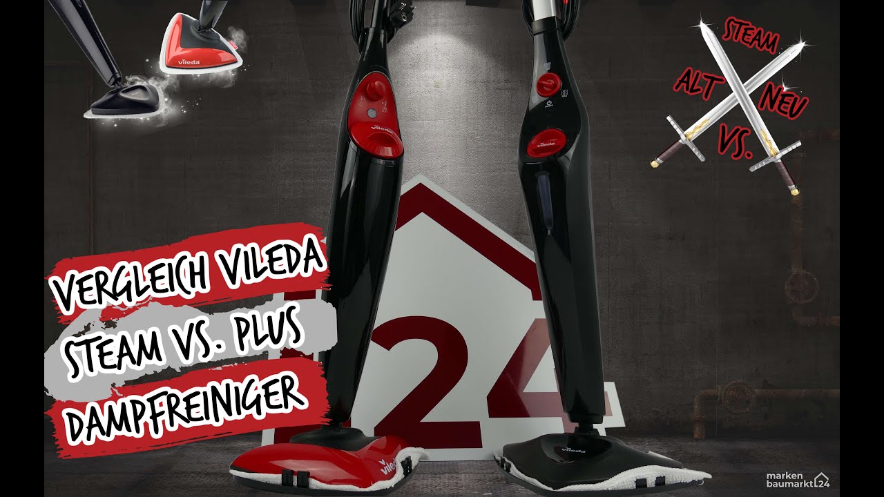 Vileda Steam vs. Steam Plus | Dampfreiniger Test/Vergleich | markenbaumarkt24