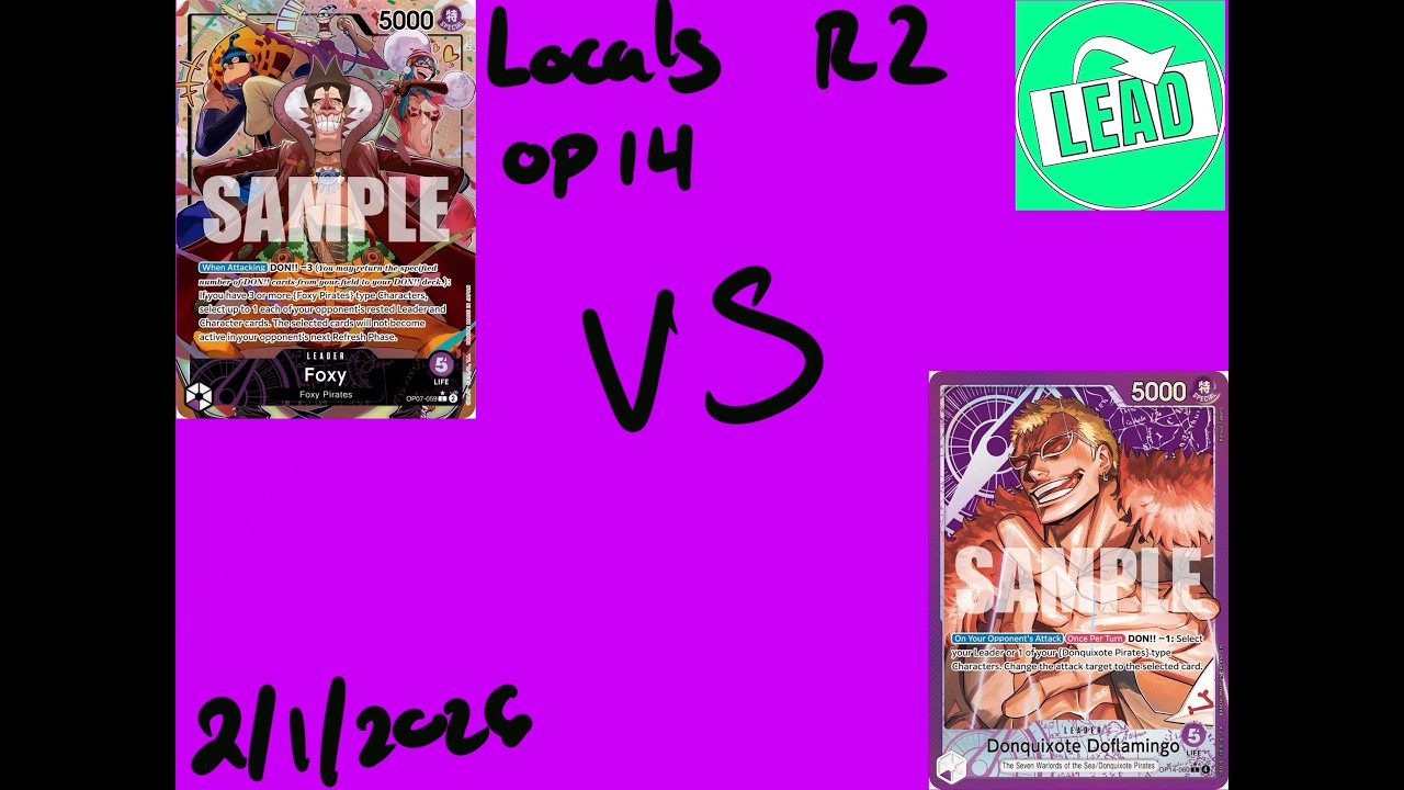 OPTCG OP14 Locals:R2 P Foxy VS P Doffy with @philplaystcg420