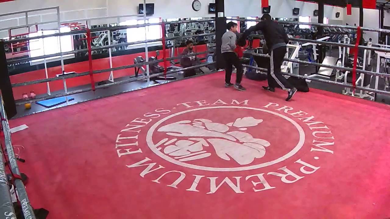 ANGAD BEDI 10 year old boxer vs Coach sparring rd9 @Premium Fitness Birmingham