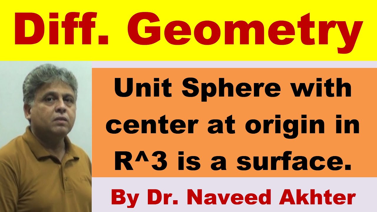 Sphere is a surface. (Reloaded) Lec_27 Diff. Geometry