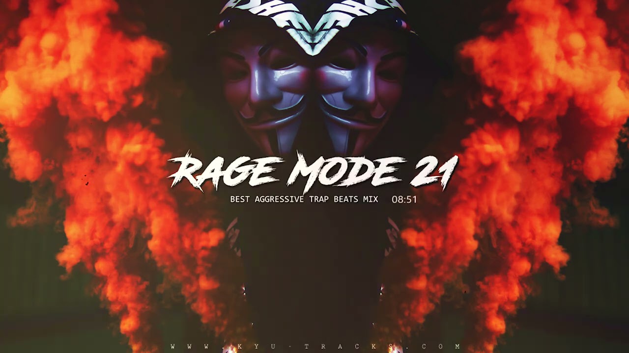 'RAGE MODE 21' Hard Rap Instrumentals | Aggressive Trap Beats Mix 2021  [1 Hour]