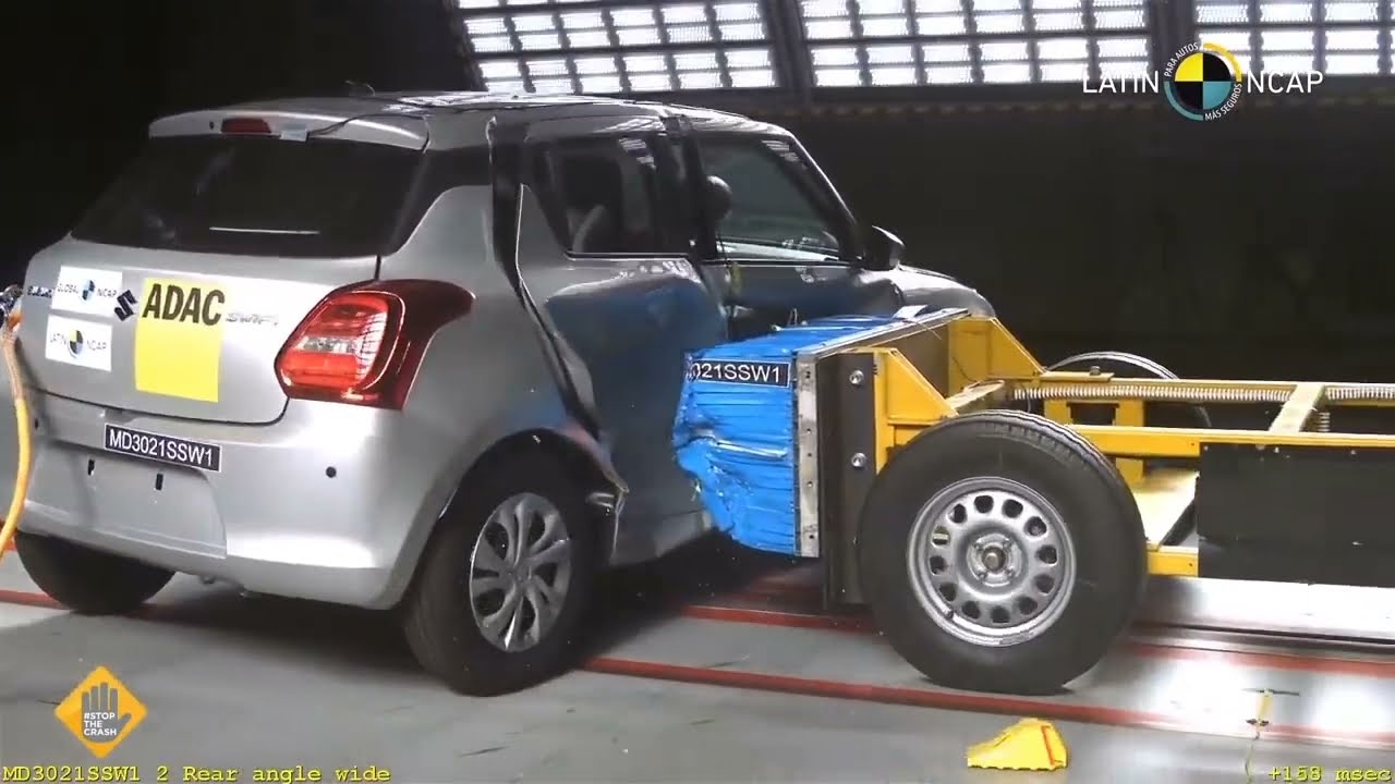 Maruti Swift 2021 1st CRASH TEST😱NCAP 0 STAR RATING CAR
