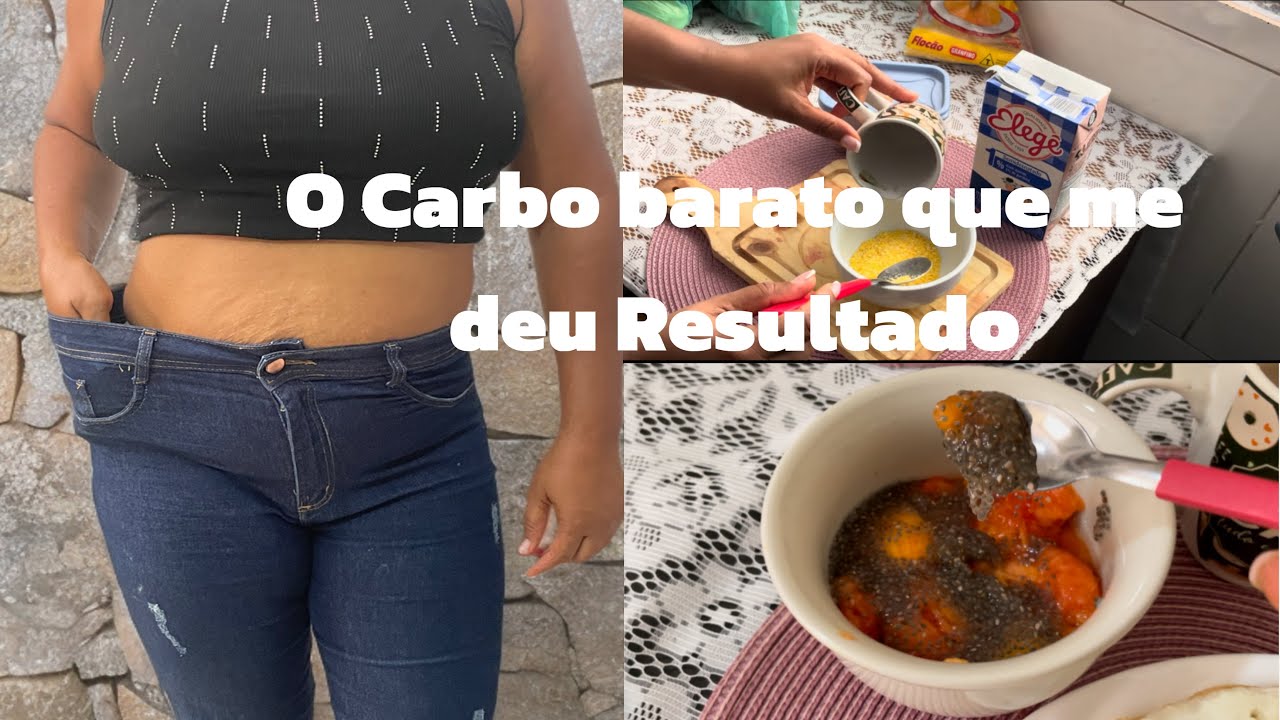 Meu dia de alimentação saudável + o carbo barato que me deu resultado 