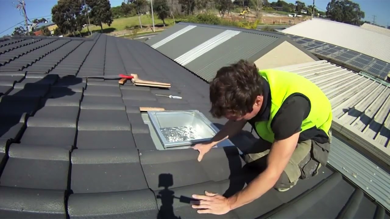 How to DIY install a TradeLite Skylight from Bunnings on TILE roof