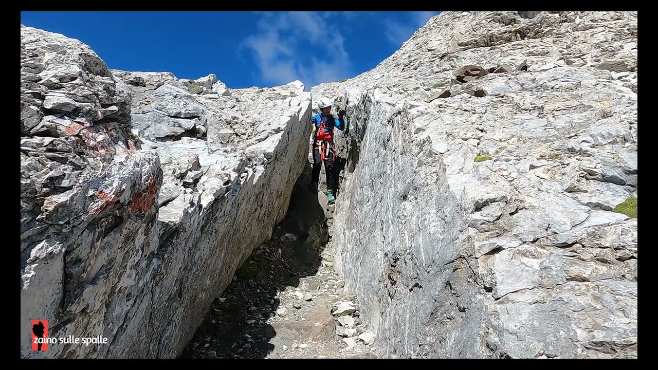 Via ferrata Bepi Zac da Passo Le Selle fino alla Sforcela del Ciadin
