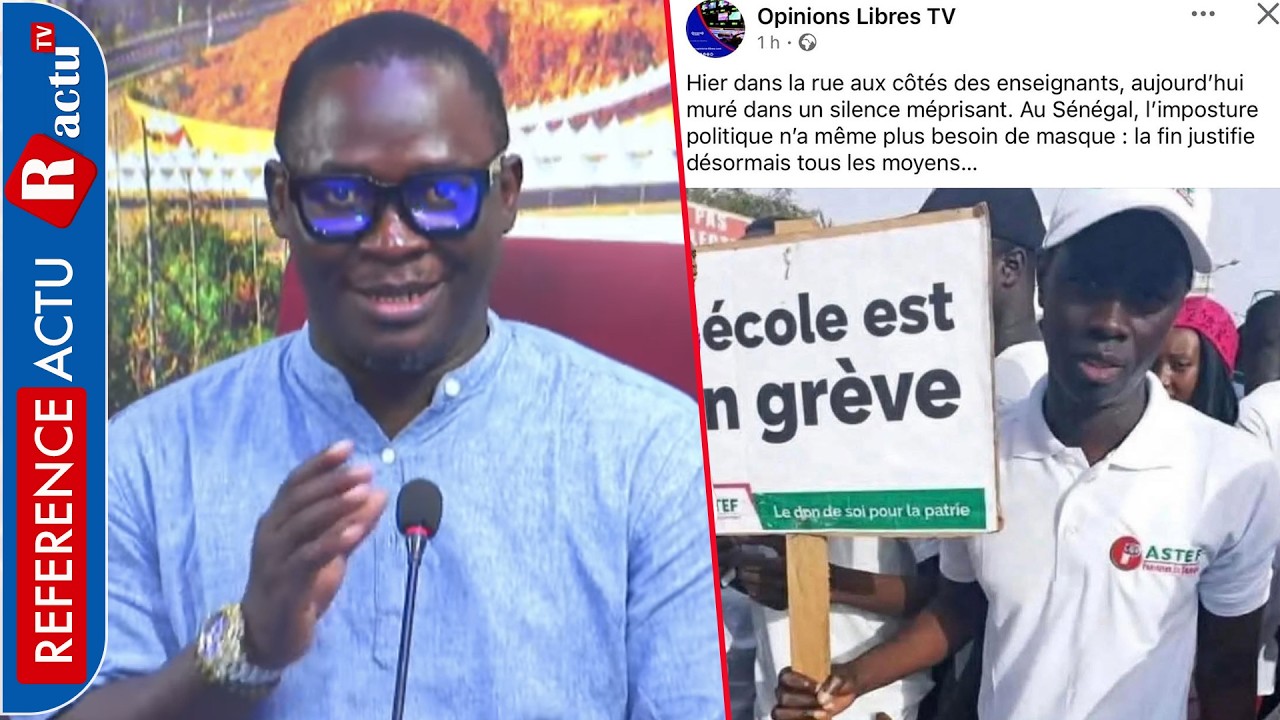 Grève des enseignants, l’Etat coupe les salaires jusqu'à 200000Fr Réaction musclée de Cheikh Kande