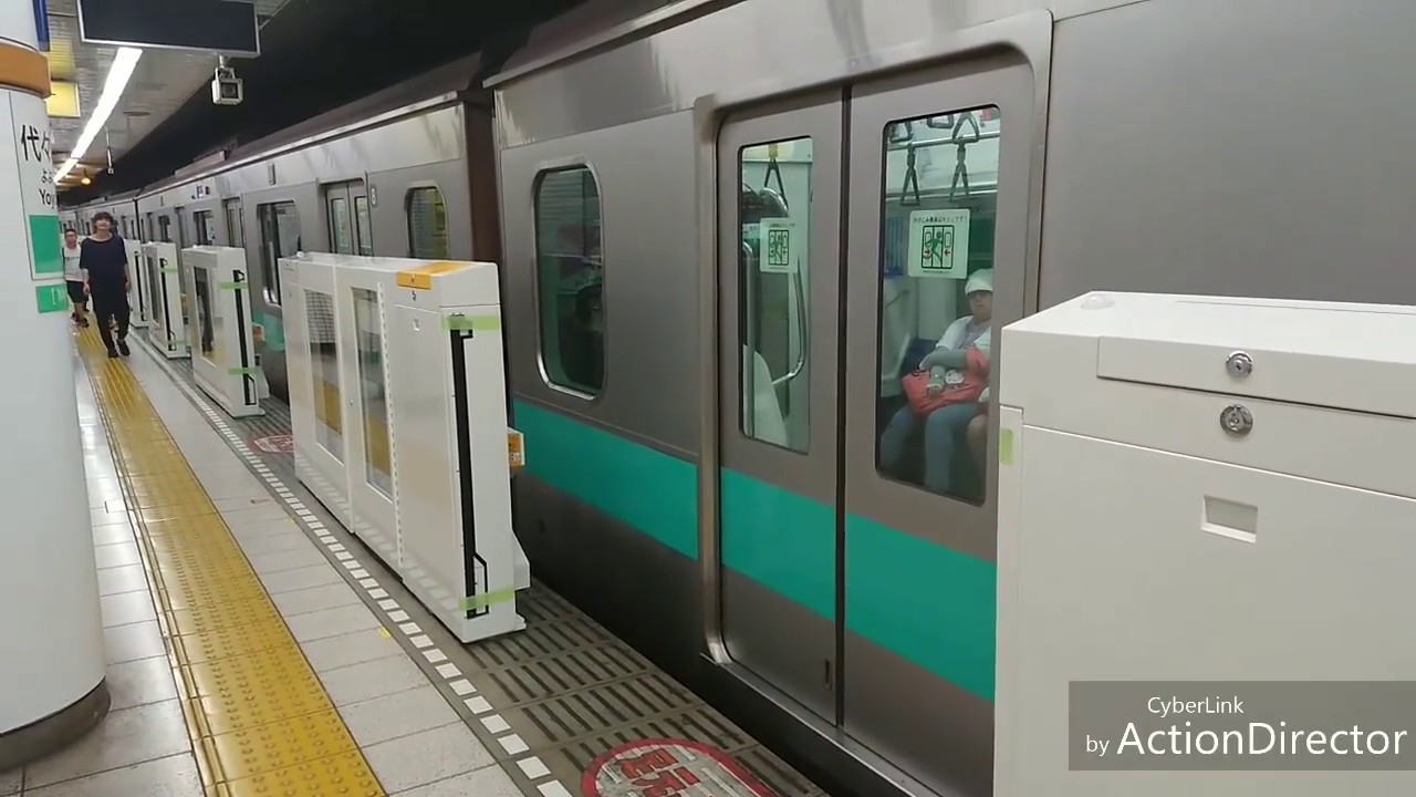 【本線初‼️】メトロ千代田線代々木公園駅ホームドア設置