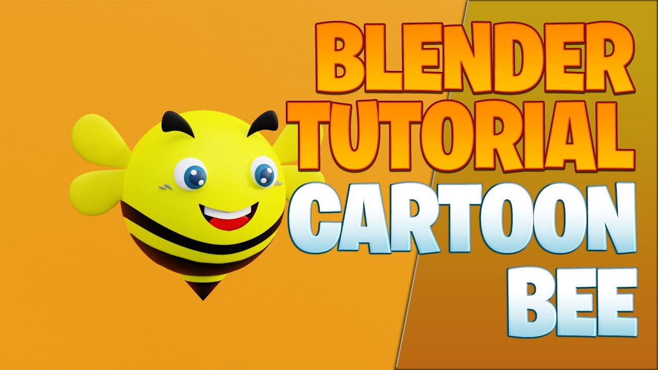 Bee character Blender Tutorial