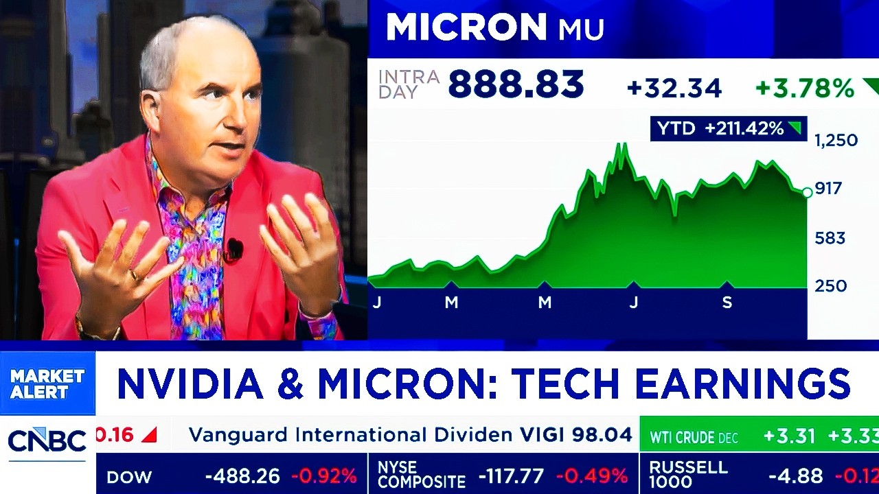 CNBC и Bloomberg об акциях NVIDIA, акциях Micron, отчетах бигтеха &mdash; новости NVDA
