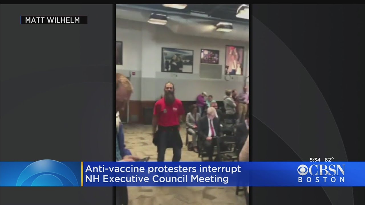 Anti-Vaccine Protesters Force Postponement Of NH Executive Council Meeting