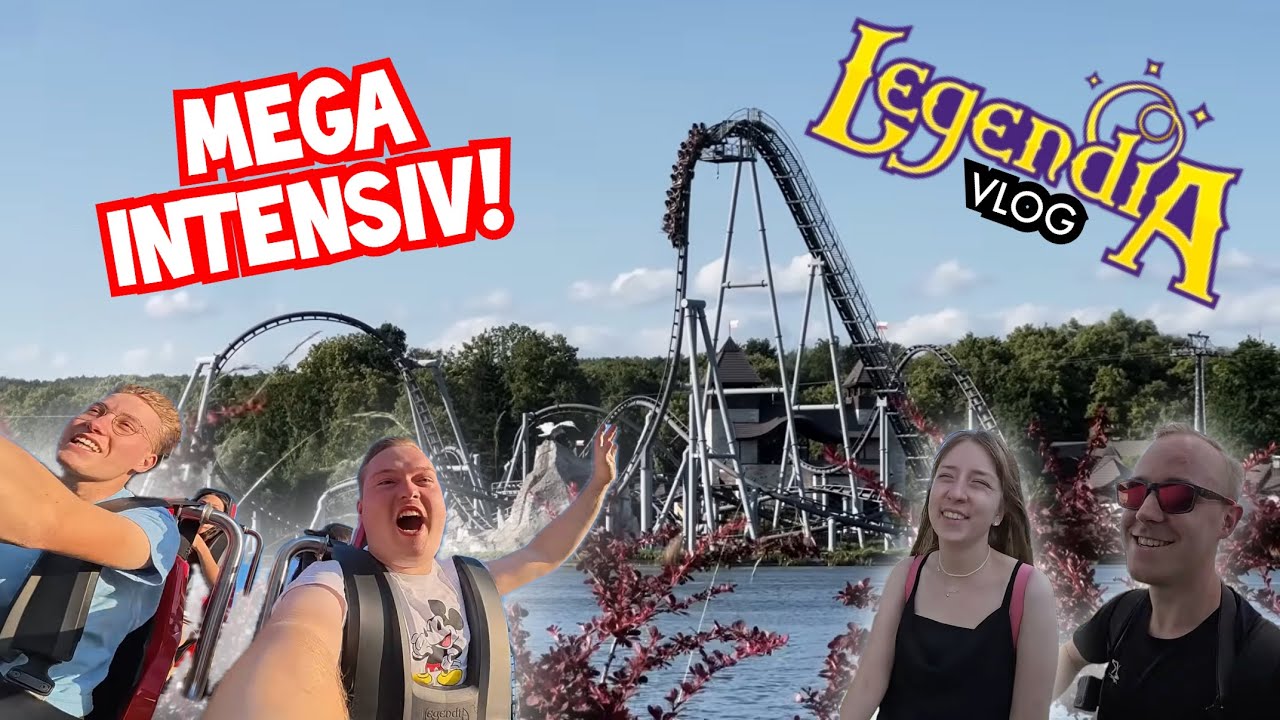 VERDAMMT INTENSIVE Achterbahn im &Auml;LTESTEN Freizeitpark in Polen! Legendia | Vlog #256