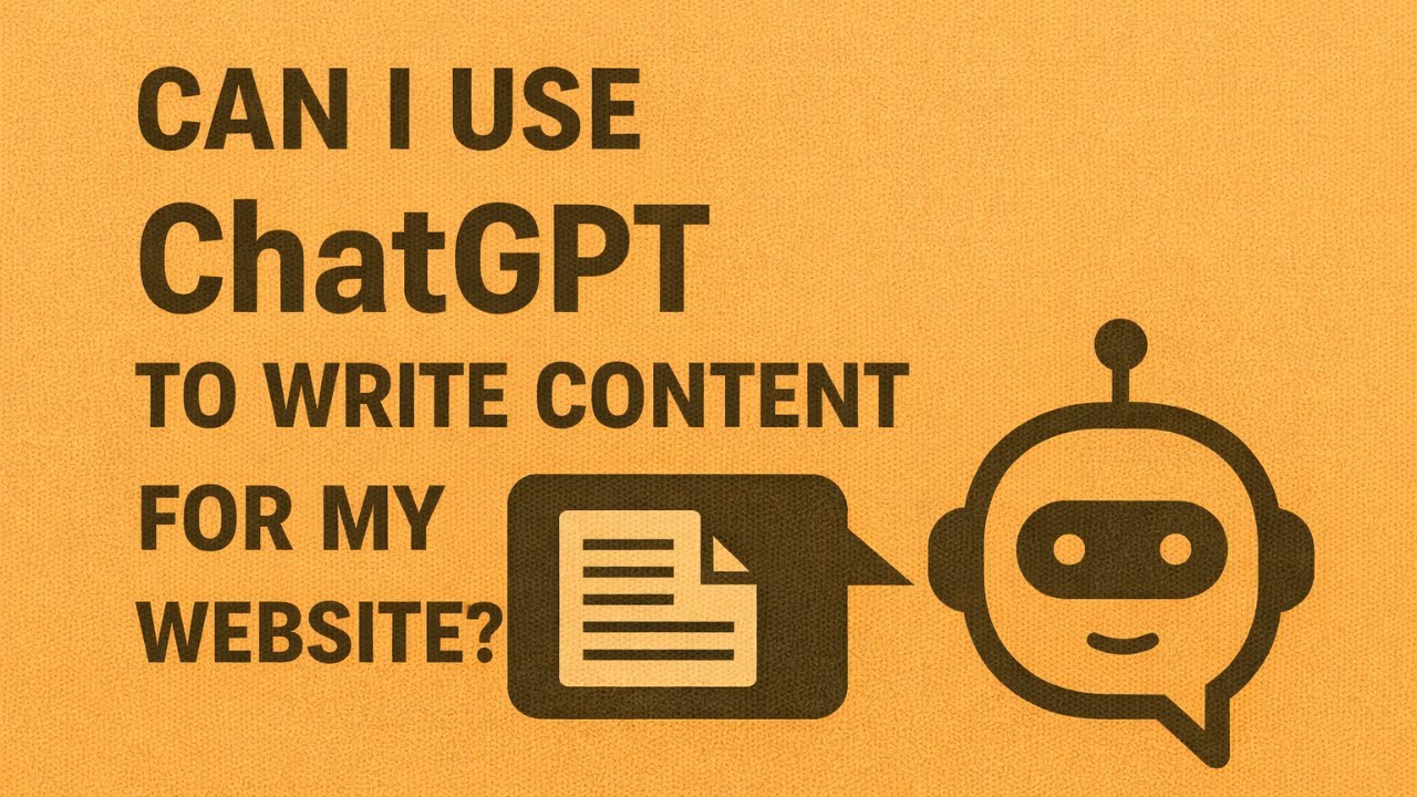 💥 Can I use ChatGPT to write content for my website? | Artificial Intelligence 💥