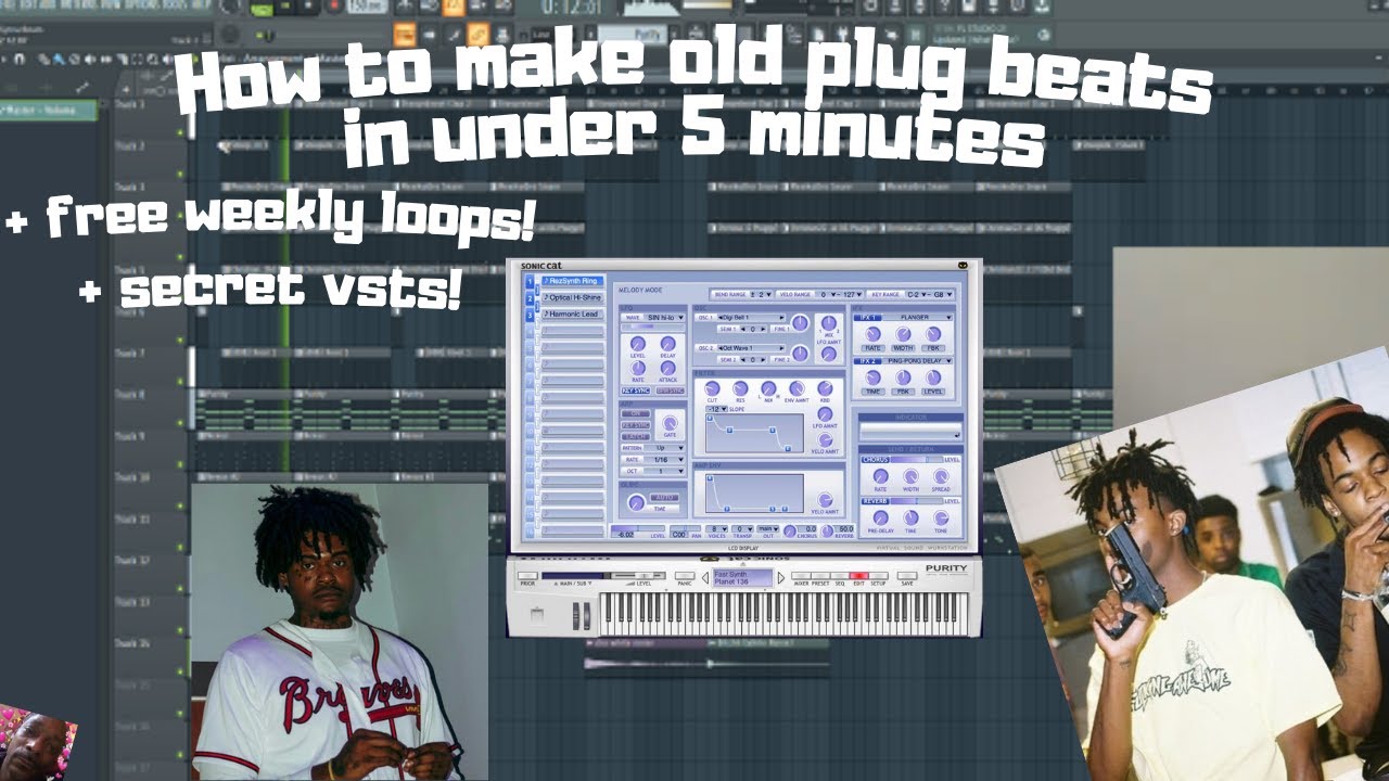 [TUTORIAL] How to make old plugg beats + free loops and VSTS [Old Mexikodro, Old Carti]