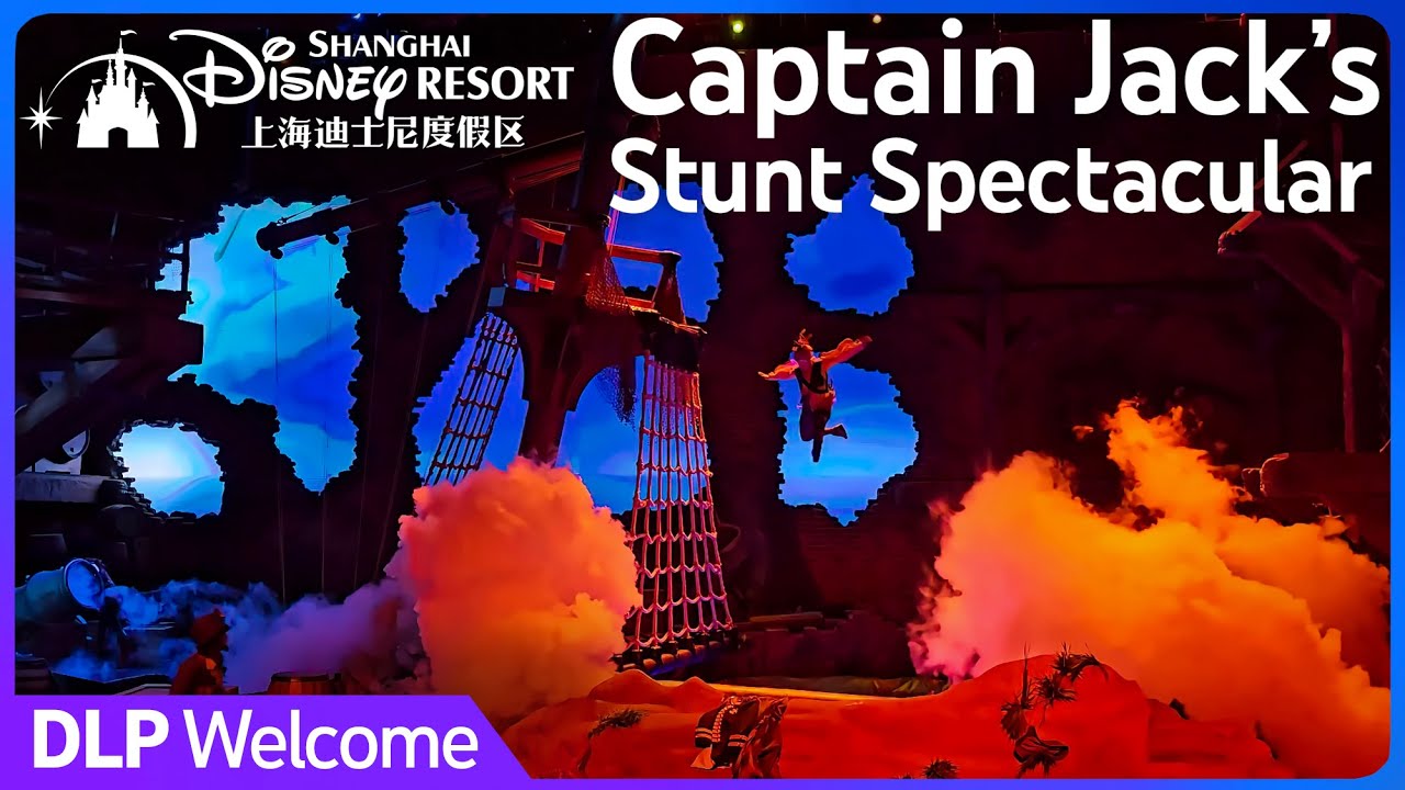 [4K FULL Show] Captain Jack’s Stunt Spectacular Eye of the Storm - Shanghai Disneyland