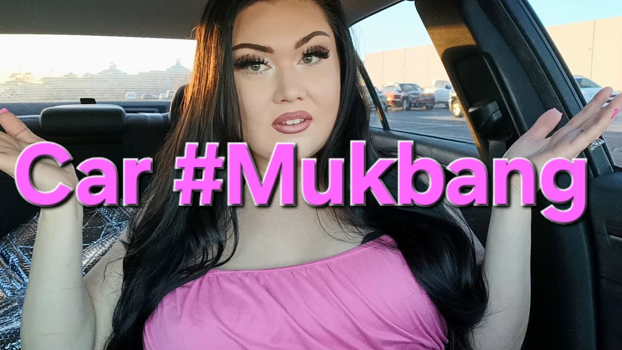 Car #MUKBANG eating show with Amy Alex 