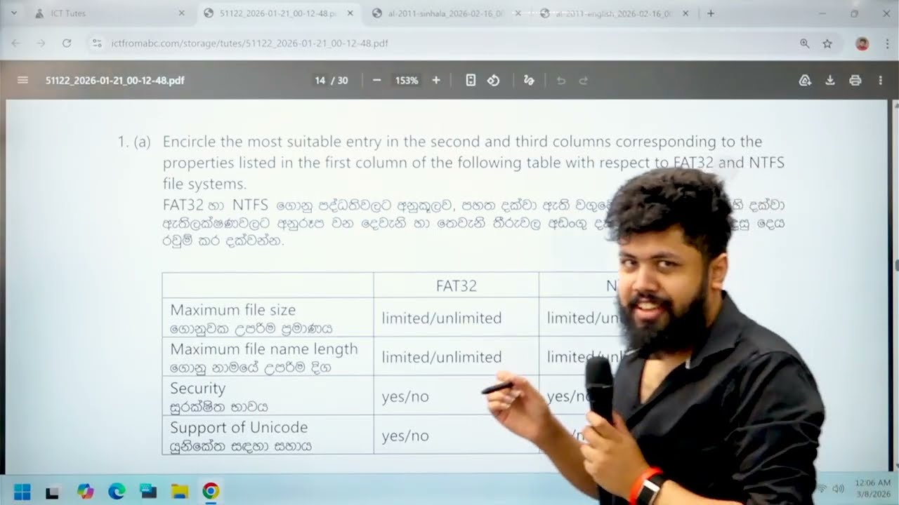 A/L ICT Operating Systems Past Paper Structured Essay Discussion (2011–2018) | Full Explanation
