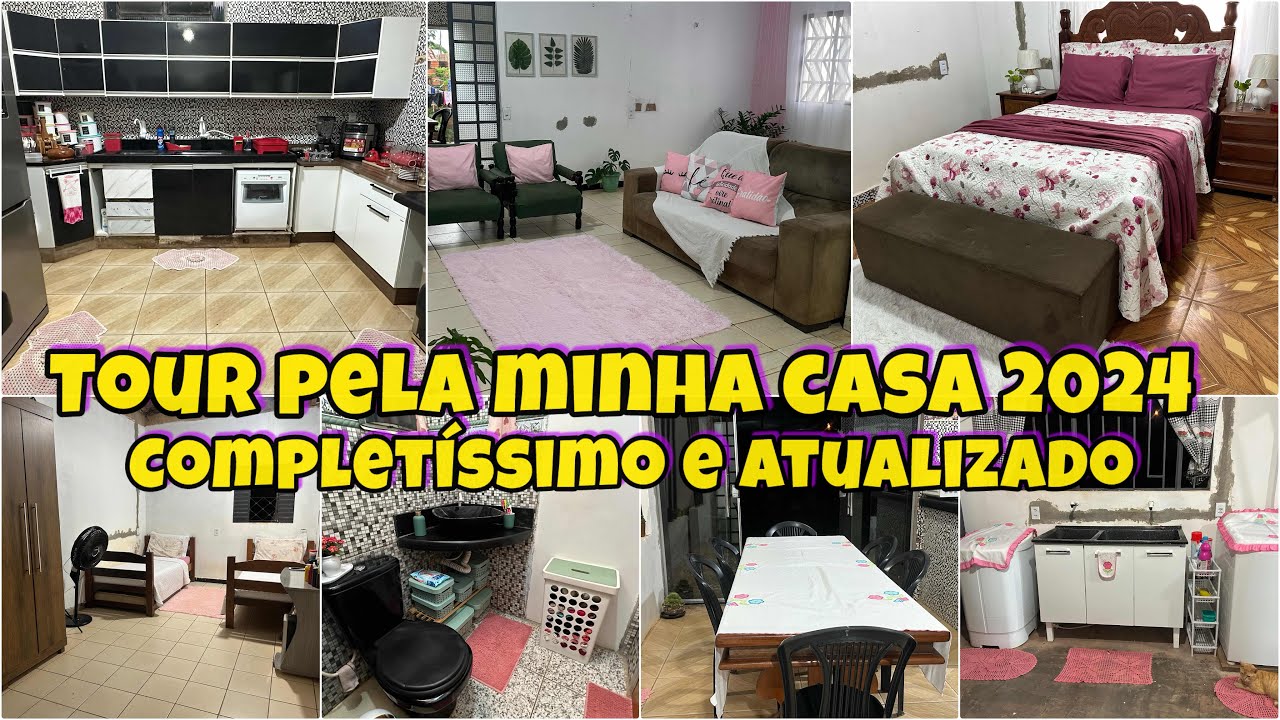 Tour Pela minha Casa 2024 , Completo e Atualizado , mostrei tudo , mudanças , e falei sobre planos.
