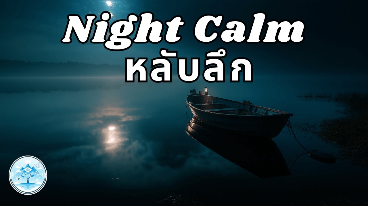 🌙 Deep Sleep Music | Insomnia Relief • Night Calm Boat (1.30 ชม.)