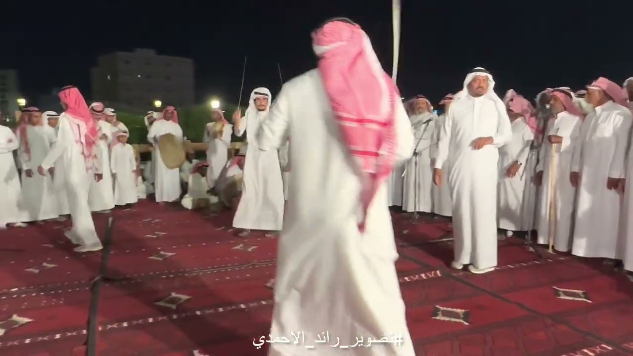 لعب حرابي بحفل مسلم الاحمدي بمناسبة زواج ابنه مشاري ب المدينة المنورة تصوير رائد فيصل الاحمدي  ٧