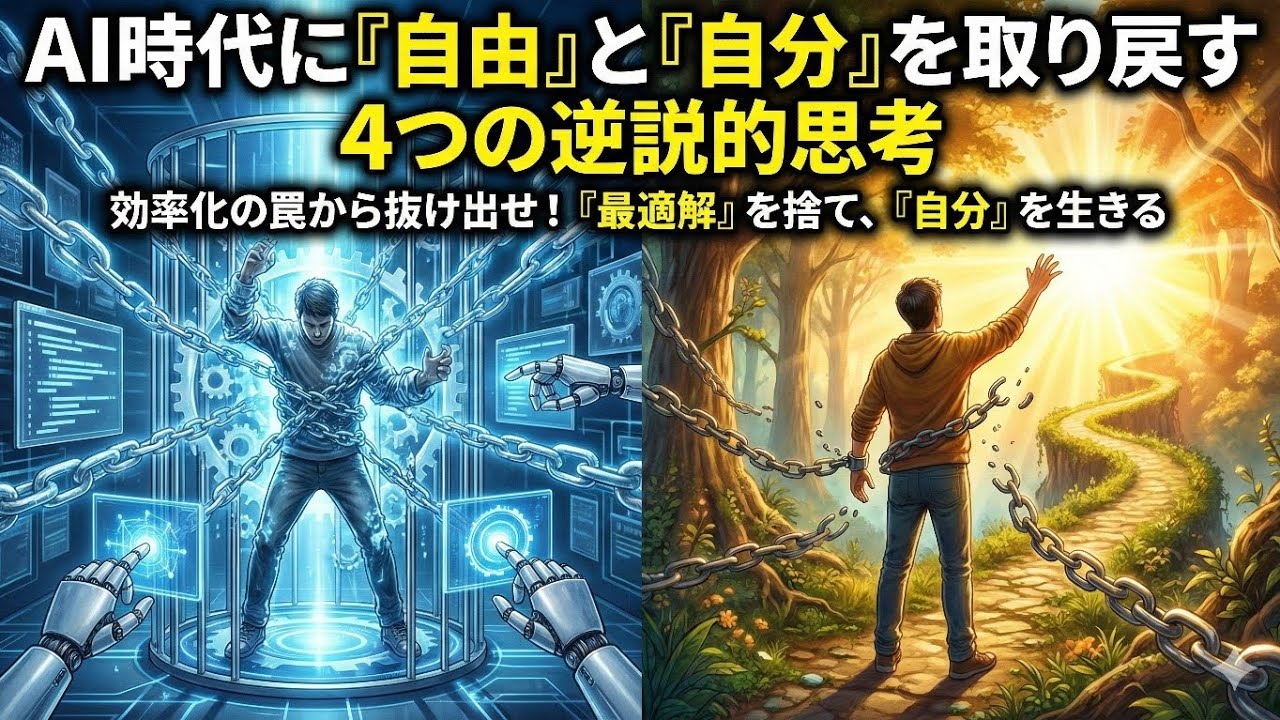 AI時代に私たちが「自由」と「自分」を取り戻すための4つの逆説的思考