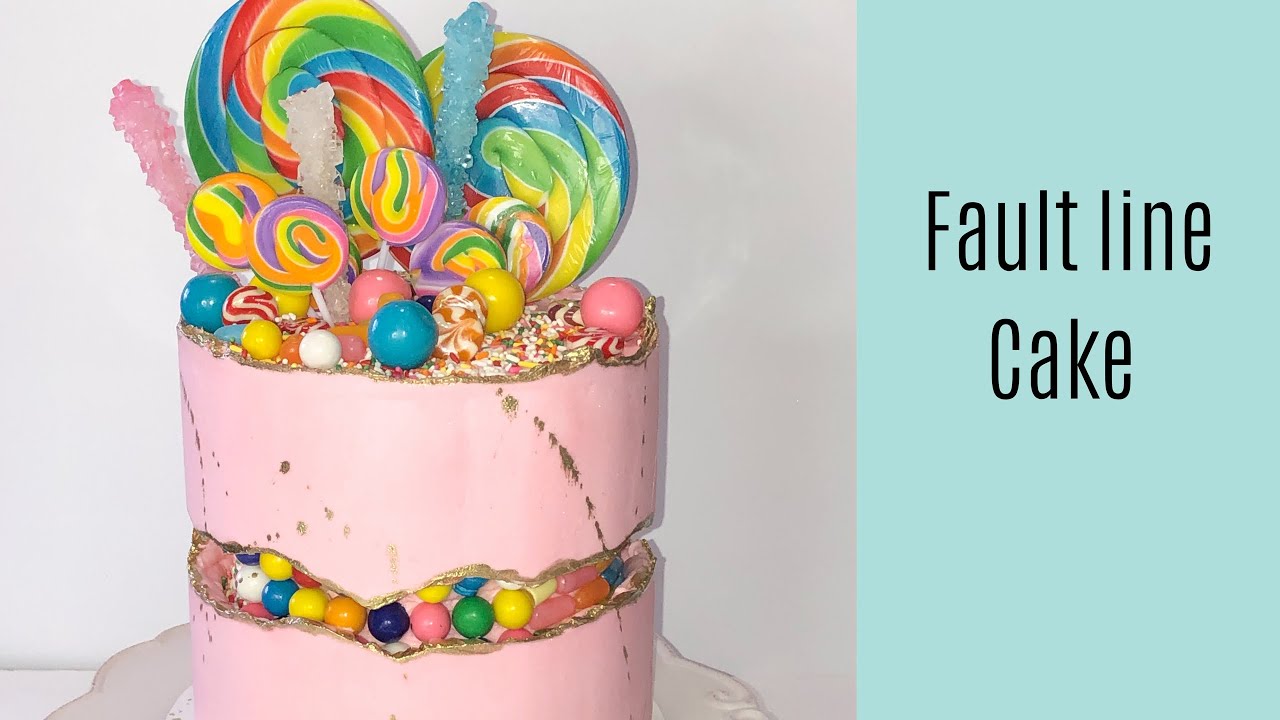 Fault line cake, Candy land | Marie’s sweet Cakes