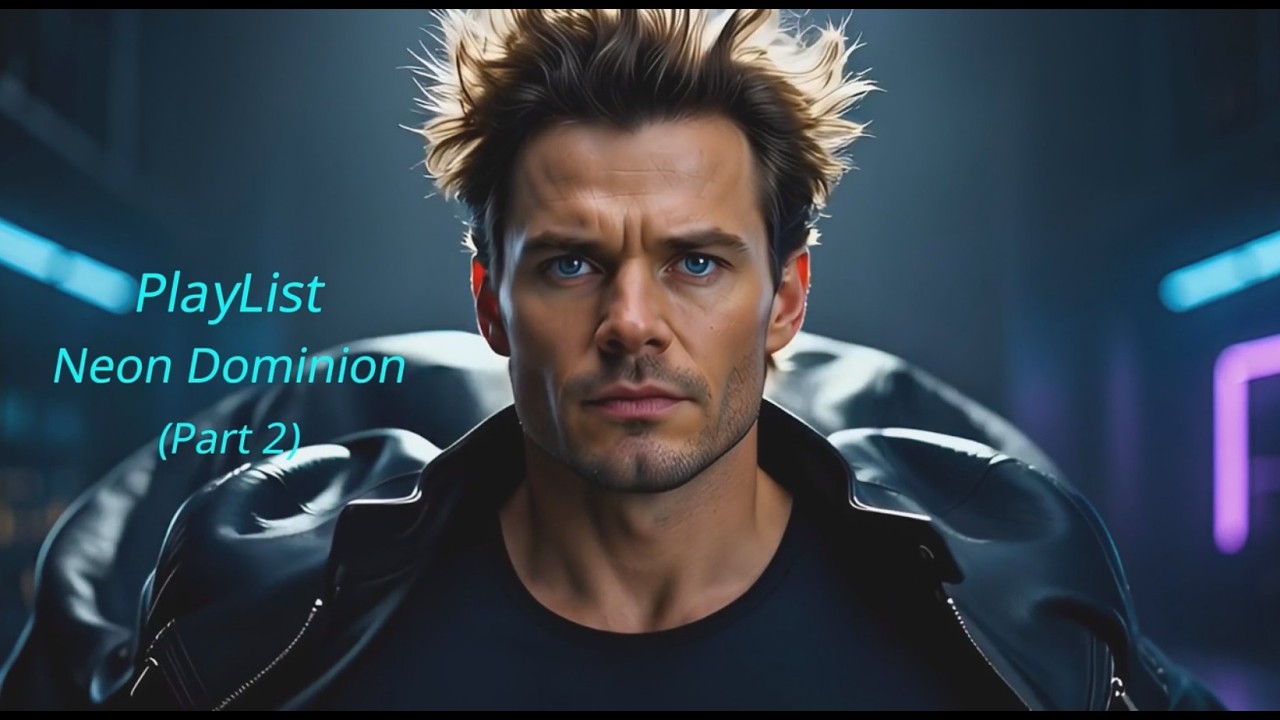 [No lyrics]🎵Neon Dominion (Part 2) Playlist | –🔥Cyberpunk Rock x EDM Full Album Experience