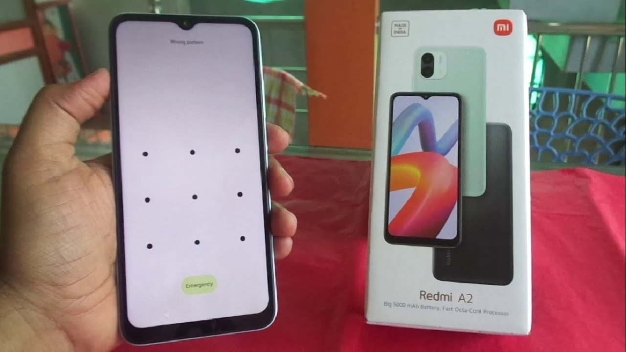 Redmi A2 hard reset and remove pattern lock 🔐 2023  without pc 🖥.