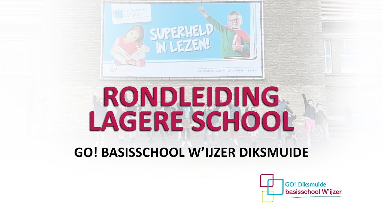 Rondleiding @lagere afdeling GO! basisschool W'IJzer Diksmuide