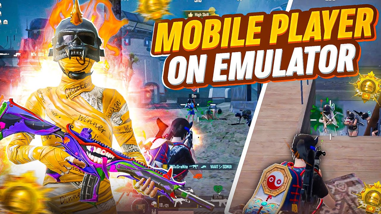From Mobile to Emulator = MONSTER MODE 🔥| Best BGMI Emulator / Pc Gameplay