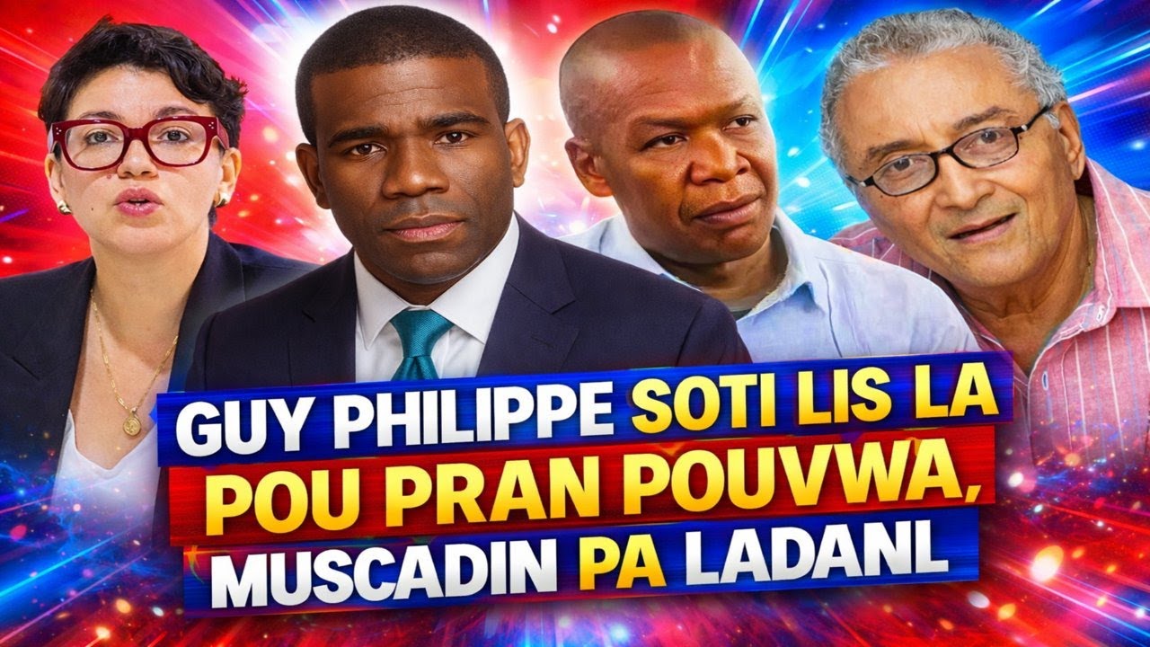GUY PHILIPPE SOTI LIS LA, MUSCADIN PA LADANL, YO AP PRAN POUVWA 7 FEV, MEN MOUN KI AVEL YO