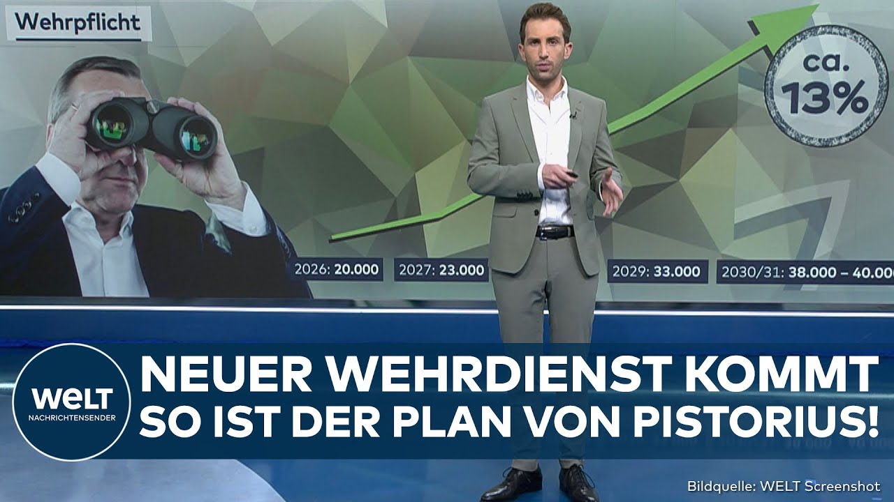 BUNDESWEHR: Neuer Wehrdienst kommt! So ist der Plan von Pistorius f&uuml;r Deutschland