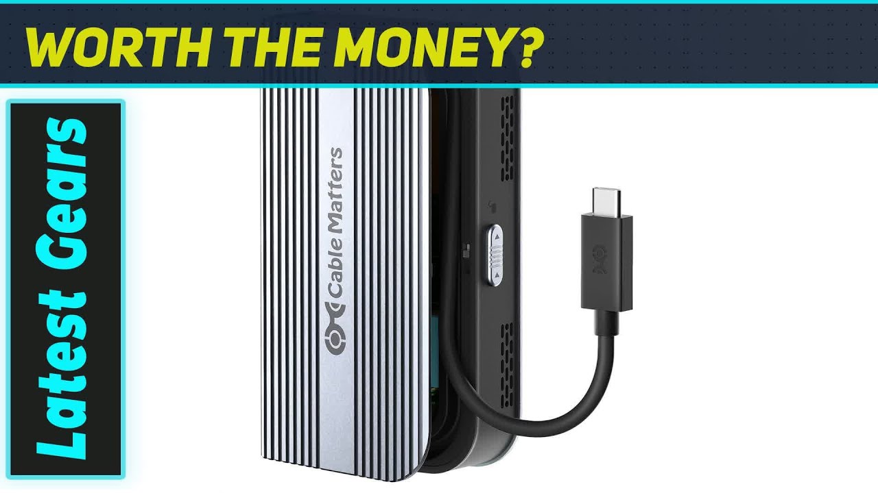 Fastest Portable SSD? Cable Matters 40Gbps USB4 Enclosure