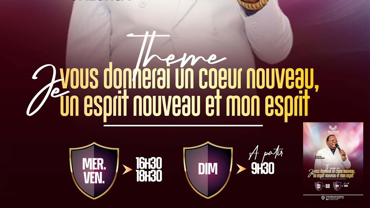 JE VOUS DONNERAI UN COEUR NOUVEAU, ESPRIT NOUVEAU.10.| PST RACHETE  OMEONGA  | MERCREDI I 20.02.2026