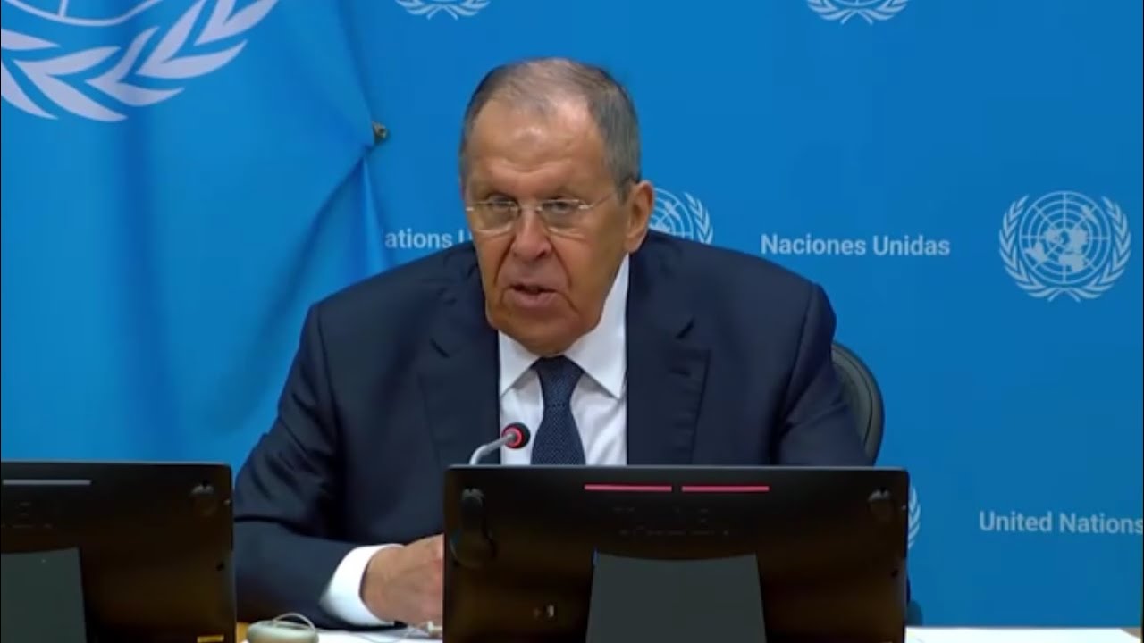 Пресс-конференция С.Лаврова по итогам недели высокого уровня 80-й сессии Генеральной Ассамблеи ООН