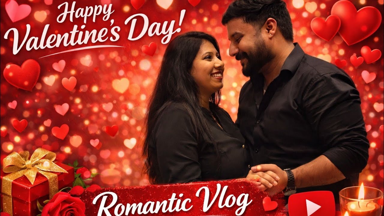 Valentine surprise party ❤️😁wait for full video this is not ending🥰#valentinevlog #family