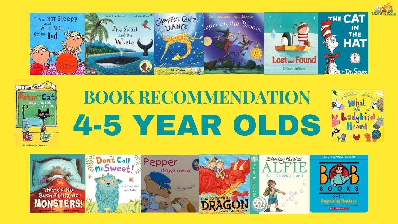 Top 15 Books for 4 Year Olds | Book Recommendations