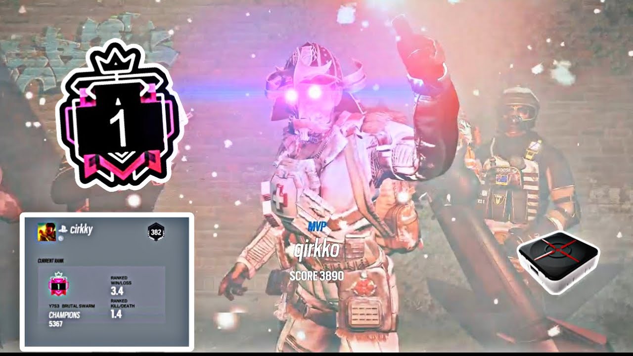 HOW THE #1 XIM MATRIX CHAMPION DESTROYS RANKED 2.0 + BEST XIM MATRIX SETTINGS RAINBOW SIX SIEGE