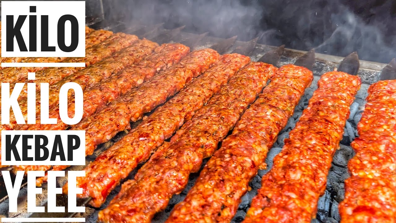 BİR KİLO ADANA KEBAP 200₺ ADANA SOKAK LEZZETLERİ