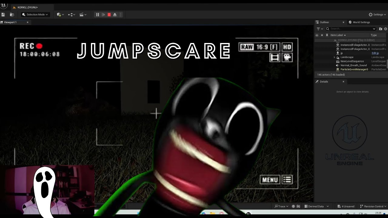 JUMPSCARE NASIL YAPILIR ? - UNREAL ENGINE 5