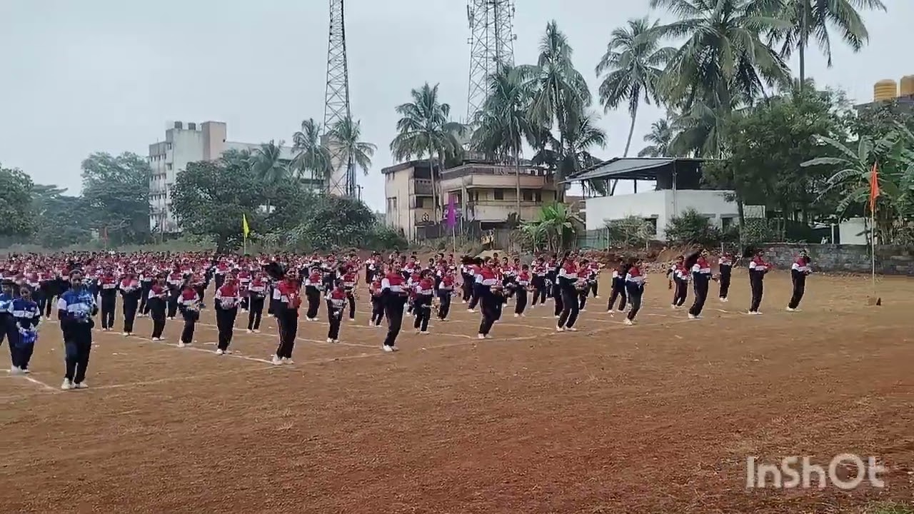 Sports documentry Aerobic dance performance by Maratha Mandal school's Khanapur Belagavi