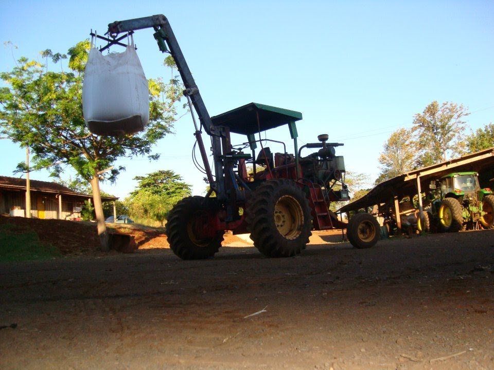 Guincho feito com colheitadeira